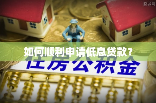甘肃如何顺利申请低息贷款？