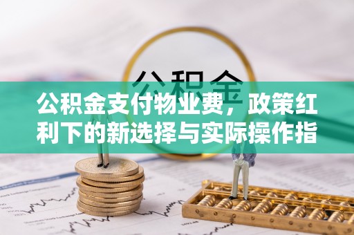 甘肃公积金支付物业费，政策红利下的新选择与实际操作指南