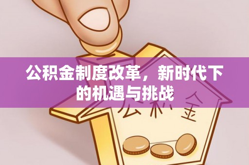 甘肃公积金制度改革，新时代下的机遇与挑战